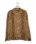 Star OF HOLLYWOOD（スターオブハリウッド）の古着「レオパード柄レーヨンシャツ」｜ベージュ