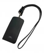 A.P.C.アーペーセー）の古着「Phone Case/レザーネックポーチ」｜ブラック