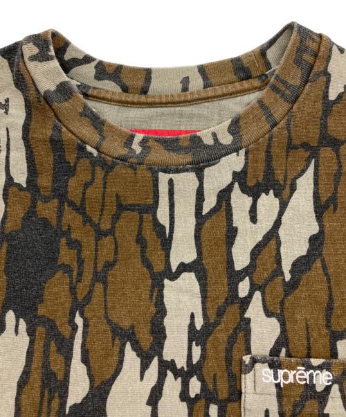 SUPREME（シュプリーム）SUPREME (シュプリーム) S/S Pocket Tee S/SポケットTｼｬﾂ カーキ サイズ:SIZE Sの古着・服飾アイテム
