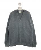 STILL BY HANDスティルバイハンド）の古着「ミドルゲージ ジップアップ カーディガン」｜グレー