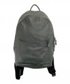 COACHコーチ）の古着「レザーリュック」｜グレー