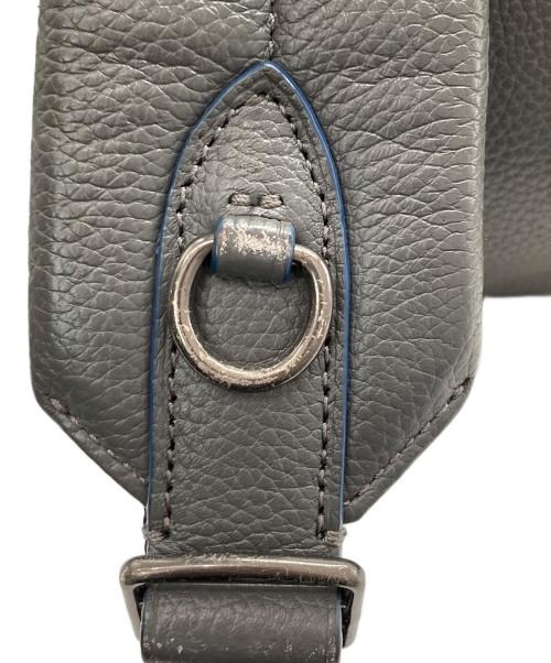 COACH（コーチ）COACH (コーチ) レザーリュック グレーの古着・服飾アイテム