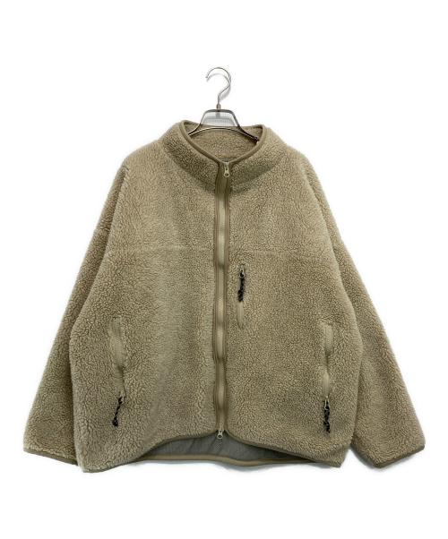 DEUXIEME CLASSE（ドゥーズィエム クラス）Deuxieme Classe (ドゥーズィエム クラス) ボアブルゾン ベージュ サイズ:-の古着・服飾アイテム