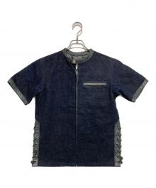 Schott（ショット）の古着「半袖デニムtシャツ」｜インディゴ