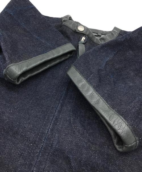Schott（ショット）Schott (ショット) 半袖デニムtシャツ インディゴ サイズ:Sの古着・服飾アイテム