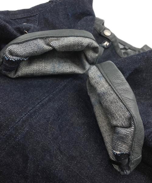Schott（ショット）Schott (ショット) 半袖デニムtシャツ インディゴ サイズ:Sの古着・服飾アイテム
