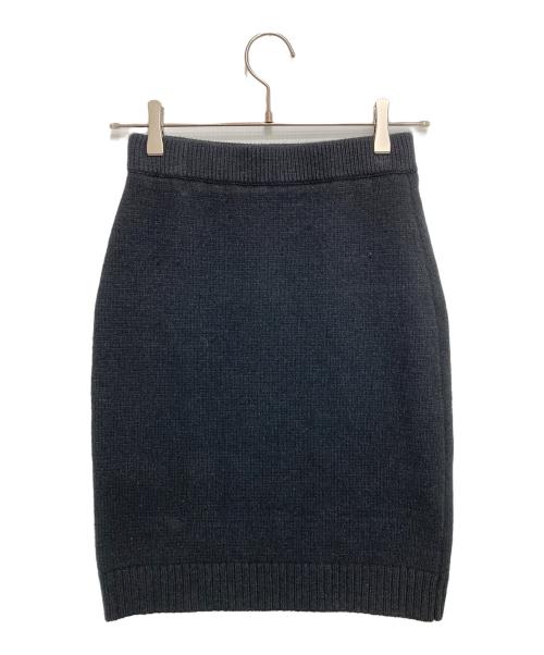 anuans（アニュアンス）anuans (アニュアンス) ウールカポックニットセット ブラック サイズ:Sの古着・服飾アイテム