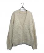 anuansアニュアンス）の古着「スーリーアルパカニットカーディガン」｜ホワイト