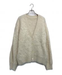 anuans（アニュアンス）の古着「スーリーアルパカニットカーディガン」｜ホワイト