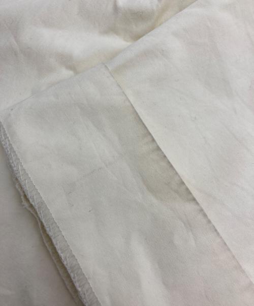 nonnotte（ノノット）nonnotte (ノノット) Elastic Baggy Trousers Clear Heavy Broadcloth アイボリー サイズ:３の古着・服飾アイテム