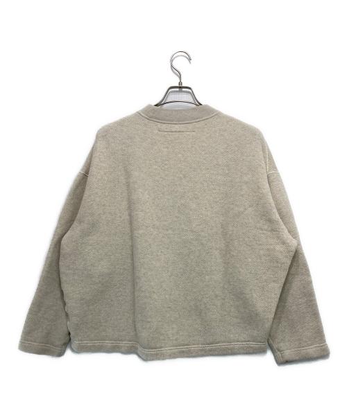 nonotte（ノンノッテ）nonotte (ノンノッテ) ボックスプルオーバースウェット ベージュ サイズ:3の古着・服飾アイテム