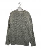 STEVEN ALANスティーブンアラン）の古着「ケーブルニット」｜グレー