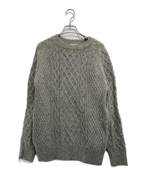STEVEN ALAN（スティーブンアラン）STEVEN ALAN (スティーブンアラン) ケーブルニット グレー サイズ:不明の古着・服飾アイテム