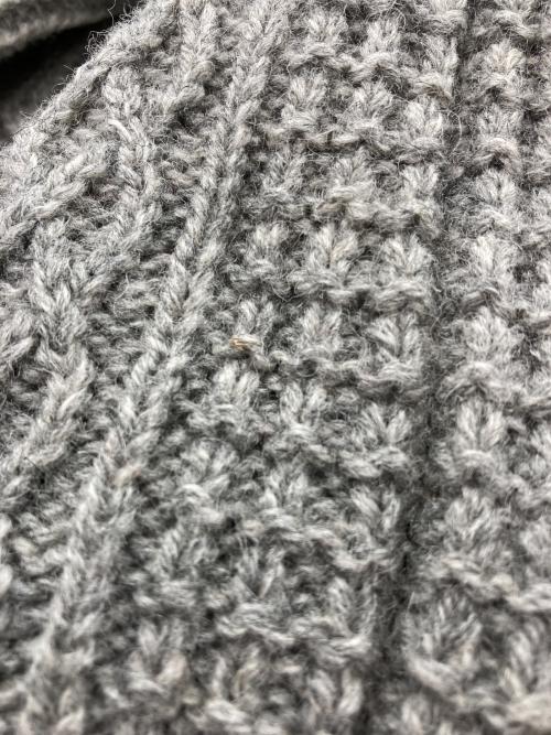 STEVEN ALAN（スティーブンアラン）STEVEN ALAN (スティーブンアラン) ケーブルニット グレー サイズ:不明の古着・服飾アイテム