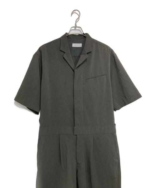 Adam et Rope（アダム エ ロペ）Adam et Rope (アダム エ ロペ) RIRANCHA】接触冷感 Jump Suits オールインワン カーキ サイズ:Lの古着・服飾アイテム