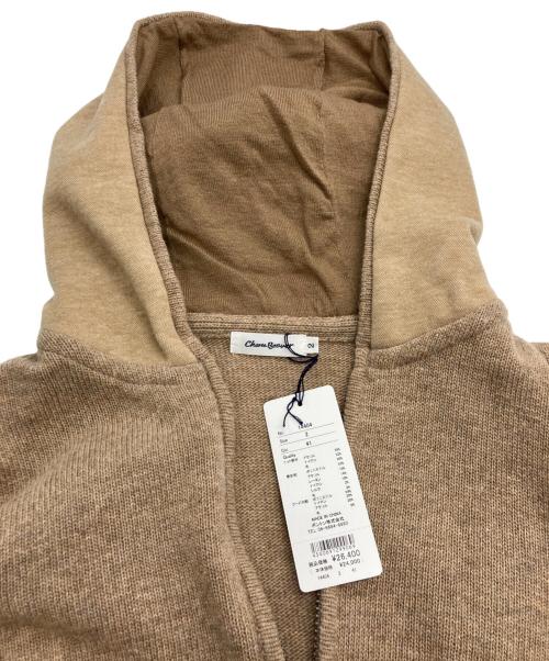 Charee Braver（チャーリーブレイバー）Charee Braver (チャーリーブレイバー) ニットパーカー ベージュ サイズ:2 未使用品の古着・服飾アイテム