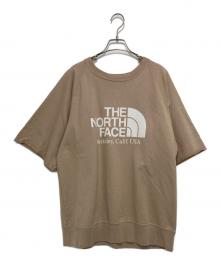 THE NORTH FACE（ザ ノース フェイス）の古着「10OZ H/S CREW NECK SWEAT TEE」｜ベージュ