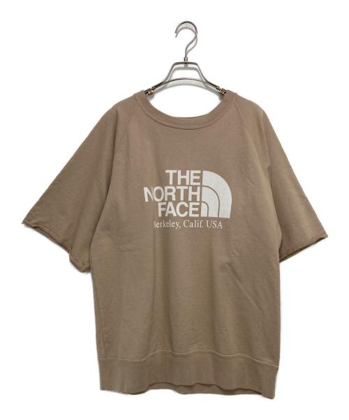 THE NORTH FACE（ザ ノース フェイス）THE NORTH FACE (ザ ノース フェイス) 10OZ H/S CREW NECK SWEAT TEE ベージュ サイズ:Ｍの古着・服飾アイテム