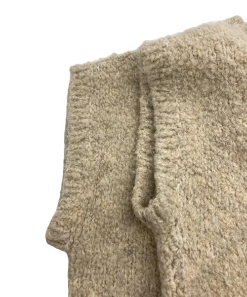 45R（フォーティファイブ・アール）45R (フォーティファイブ・アール) ウールアルパカニットベスト アイボリー サイズ:2の古着・服飾アイテム