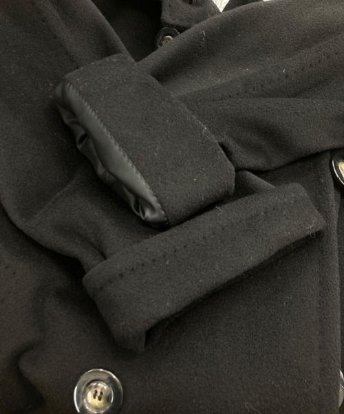 MaxMara（マックスマーラ）MaxMara (マックスマーラ) カシミヤブレンドフーデッドコート ブラック サイズ:38の古着・服飾アイテム