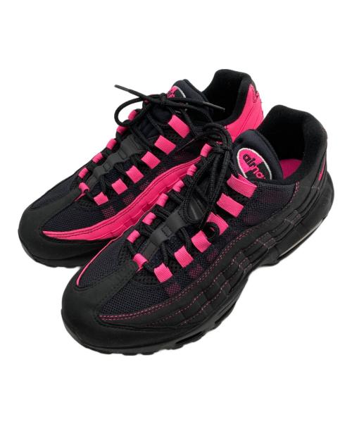 NIKE（ナイキ）NIKE (ナイキ) エアマックス95 ブラック×ピンク サイズ:US　8の古着・服飾アイテム