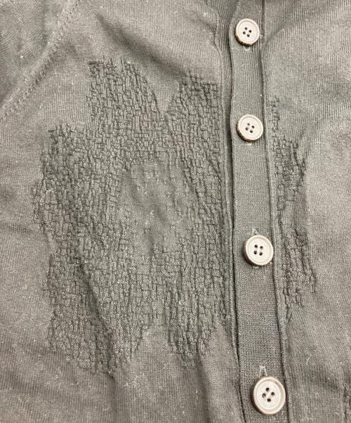 Y's（ワイズ）Y's (ワイズ) デザインカーディガン ブラック サイズ:2の古着・服飾アイテム