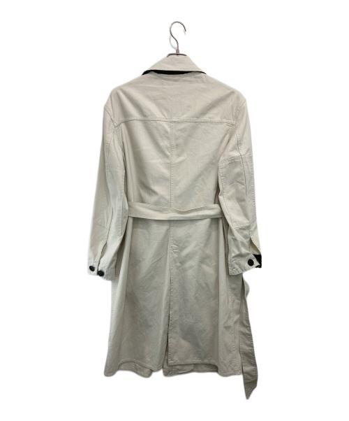 POLO RALPH LAUREN（ポロ・ラルフローレン）POLO RALPH LAUREN (ポロ・ラルフローレン) コットンステンカラーコート ホワイト サイズ:Sの古着・服飾アイテム