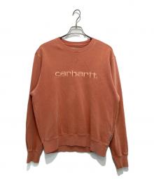 Carhartt WIP（カーハート ワークインプログレス）の古着「SWEATSHIRT(PD)」｜ピンク