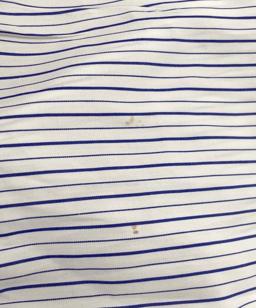 HERMES（エルメス）HERMES (エルメス) ストライプシャツ ホワイト×ブルー サイズ:42の古着・服飾アイテム