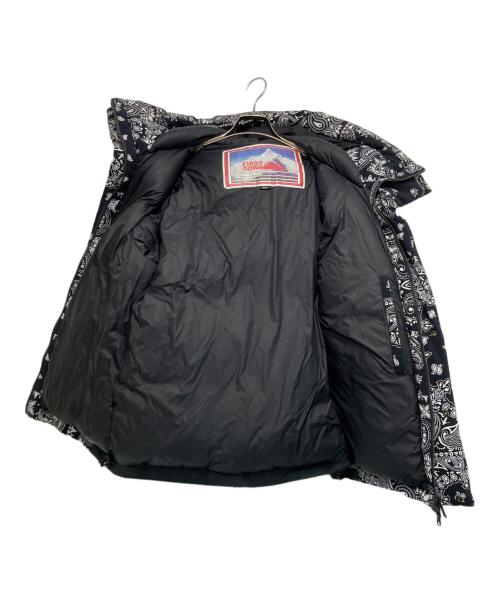 FIRST DOWN（ファーストダウン）FIRST DOWN (ファーストダウン) バンダナ トダウンジャケット ネイビー サイズ:Sの古着・服飾アイテム