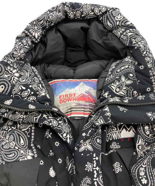 FIRST DOWN（ファーストダウン）FIRST DOWN (ファーストダウン) バンダナ トダウンジャケット ネイビー サイズ:Sの古着・服飾アイテム