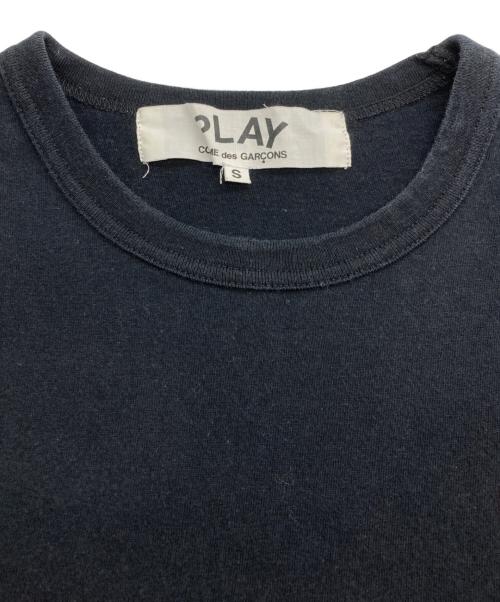 PLAY COMME des GARCONS（プレイコムデギャルソン）PLAY COMME des GARCONS (プレイコムデギャルソン) ハートワッペン長袖Tシャツ ブラック サイズ:Sの古着・服飾アイテム