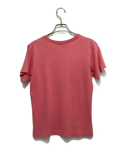 PLAY COMME des GARCONS（プレイコムデギャルソン）PLAY COMME des GARCONS (プレイコムデギャルソン) ハートワッペンTシャツ ピンク サイズ:Sの古着・服飾アイテム