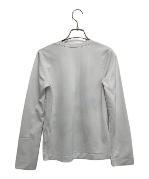 COMME des GARCONS（コムデギャルソン）COMME des GARCONS (コムデギャルソン) メッシュロングスリーブカットソー ホワイト サイズ:Sの古着・服飾アイテム