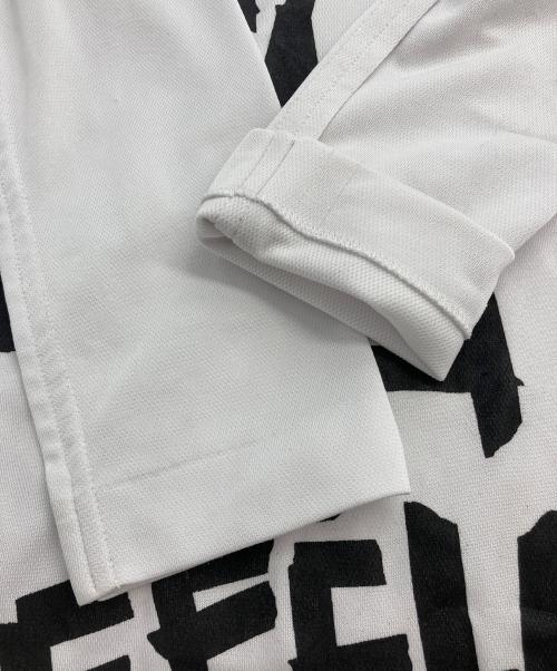 COMME des GARCONS（コムデギャルソン）COMME des GARCONS (コムデギャルソン) メッシュロングスリーブカットソー ホワイト サイズ:Sの古着・服飾アイテム