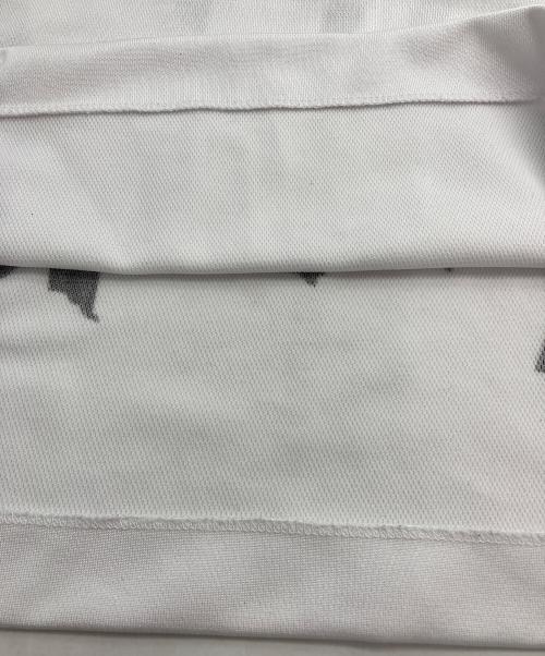 COMME des GARCONS（コムデギャルソン）COMME des GARCONS (コムデギャルソン) メッシュロングスリーブカットソー ホワイト サイズ:Sの古着・服飾アイテム