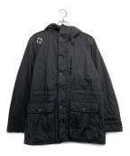 DIESELディーゼル）の古着「オイルド モッズコート」｜ブラック