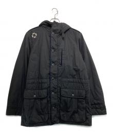 DIESEL（ディーゼル）の古着「オイルド モッズコート」｜ブラック