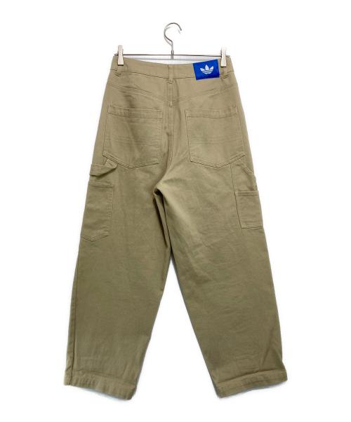 adidas（アディダス）adidas (アディダス) CITY SKATE LOOSE TROUSERS ベージュ サイズ:Sの古着・服飾アイテム