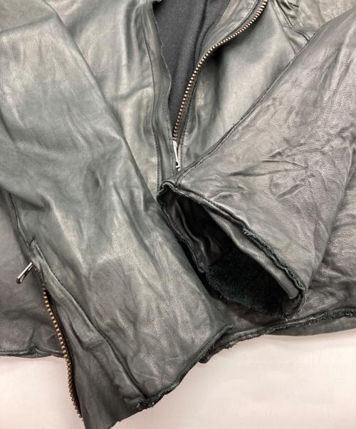 sisii（シシ）sisii (シシ) SINGLE　RIDERS/ライダースジャケット ブラック サイズ:XSの古着・服飾アイテム