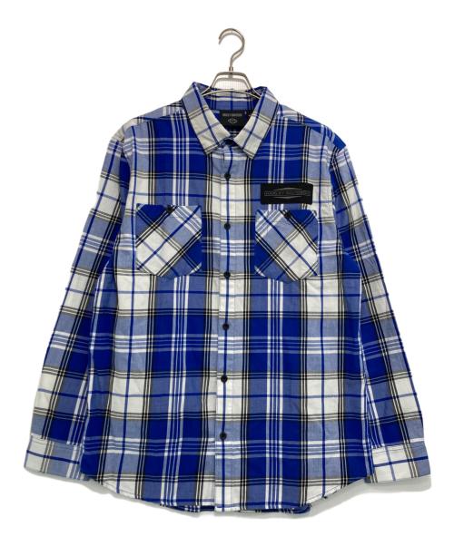 HARLEY-DAVIDSON（ハーレーダビッドソン）HARLEY-DAVIDSON (ハーレーダビッドソン) チェックシャツ ブルー サイズ:L 未使用品の古着・服飾アイテム