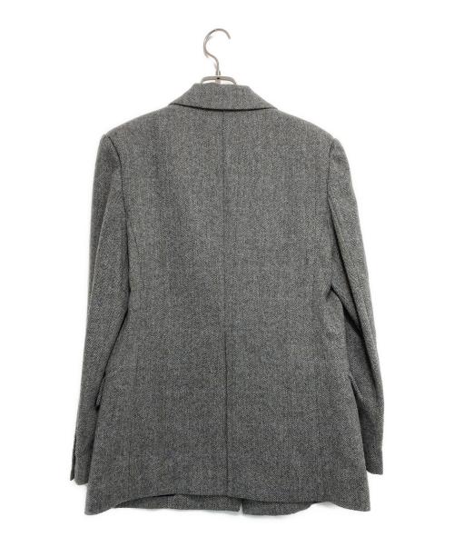 Whim Gazette（ウィムガゼット）Whim Gazette  (ウィムガゼット) ヘリンボーンテーラードジャケット グレー サイズ:Fの古着・服飾アイテム