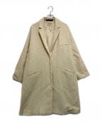 forte forteフォルテ・フォルテ）の古着「ツイードチェスターコート」｜アイボリー