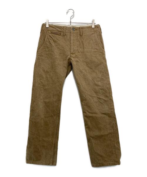 SAMURAI JEANS（サムライジーンズ）SAMURAI JEANS (サムライジーンズ) ヘビィーチノトラウザーズ ブラウン サイズ:33の古着・服飾アイテム
