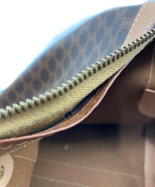 CELINE（セリーヌ）CELINE (セリーヌ) [OLD CELINE]マカダムボストンバッグ ブラウンの古着・服飾アイテム