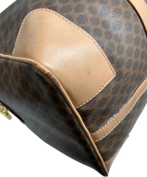 CELINE（セリーヌ）CELINE (セリーヌ) [OLD CELINE]マカダムボストンバッグ ブラウンの古着・服飾アイテム