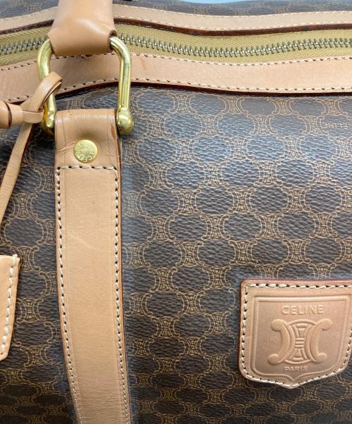 CELINE（セリーヌ）CELINE (セリーヌ) [OLD CELINE]マカダムボストンバッグ ブラウンの古着・服飾アイテム