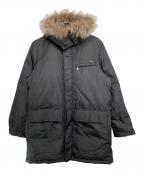 BURBERRY BLACK LABELバーバリーブラックレーベル）の古着「ダウンコート」｜ブラック