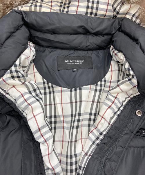 BURBERRY BLACK LABEL（バーバリーブラックレーベル）BURBERRY BLACK LABEL (バーバリーブラックレーベル) ダウンコート ブラック サイズ:Mの古着・服飾アイテム