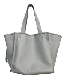 J&M DAVIDSON（ジェイ＆エム デヴィッドソン）の古着「スタッズトートバッグ」｜グレー